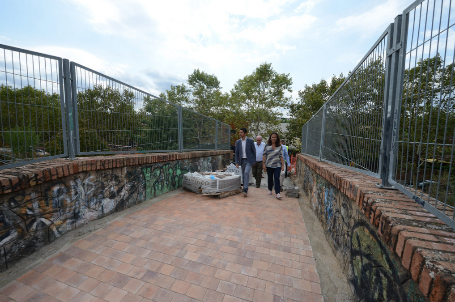 El remodelat pont de Can Gatxet FOTO: Localpres