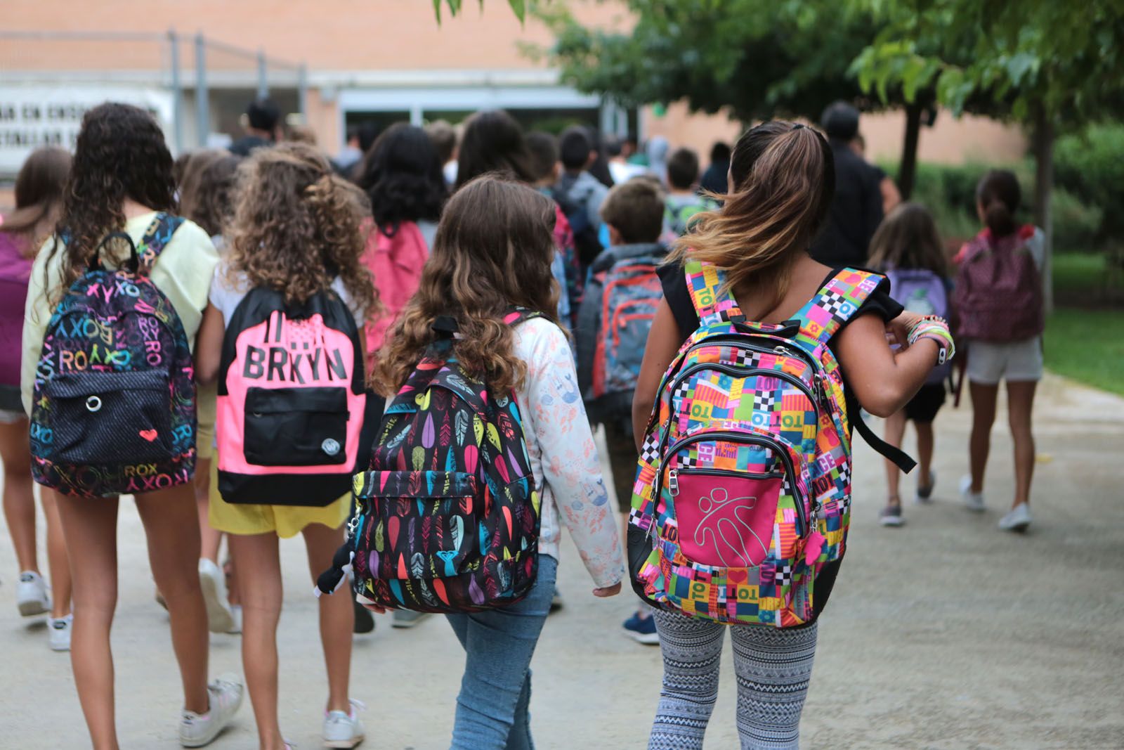 L'escola ha començat aquest dimarts, 12 de setembre FOTO: Artur Ribera 