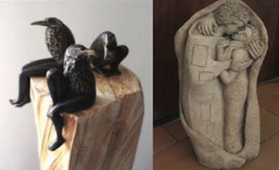 Algunes de les obres que s'exposaran. FOTO: Cedida