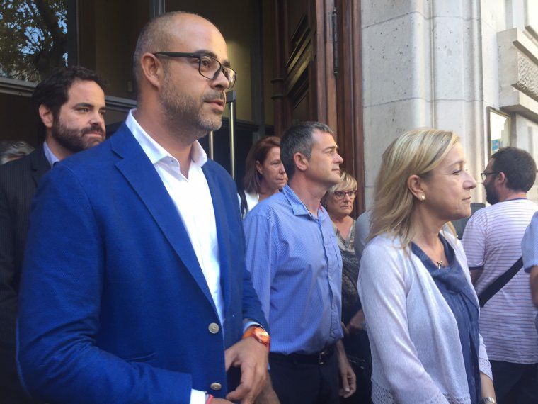 Els representants de l'AMI i de l'ACM. FOTO: G.A.