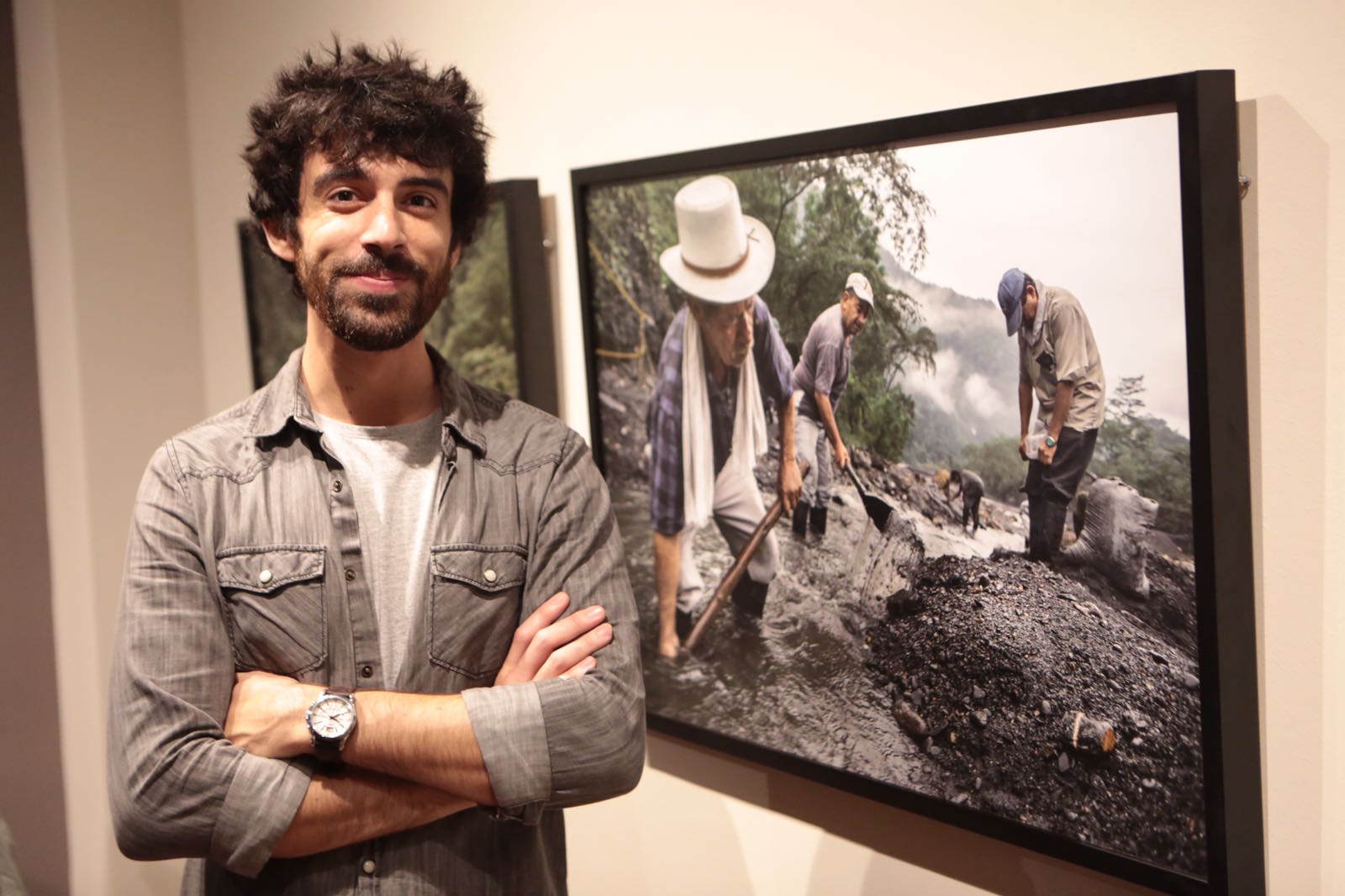 Javier Corso, guanyador de la beca. FOTO: Artut Ribera