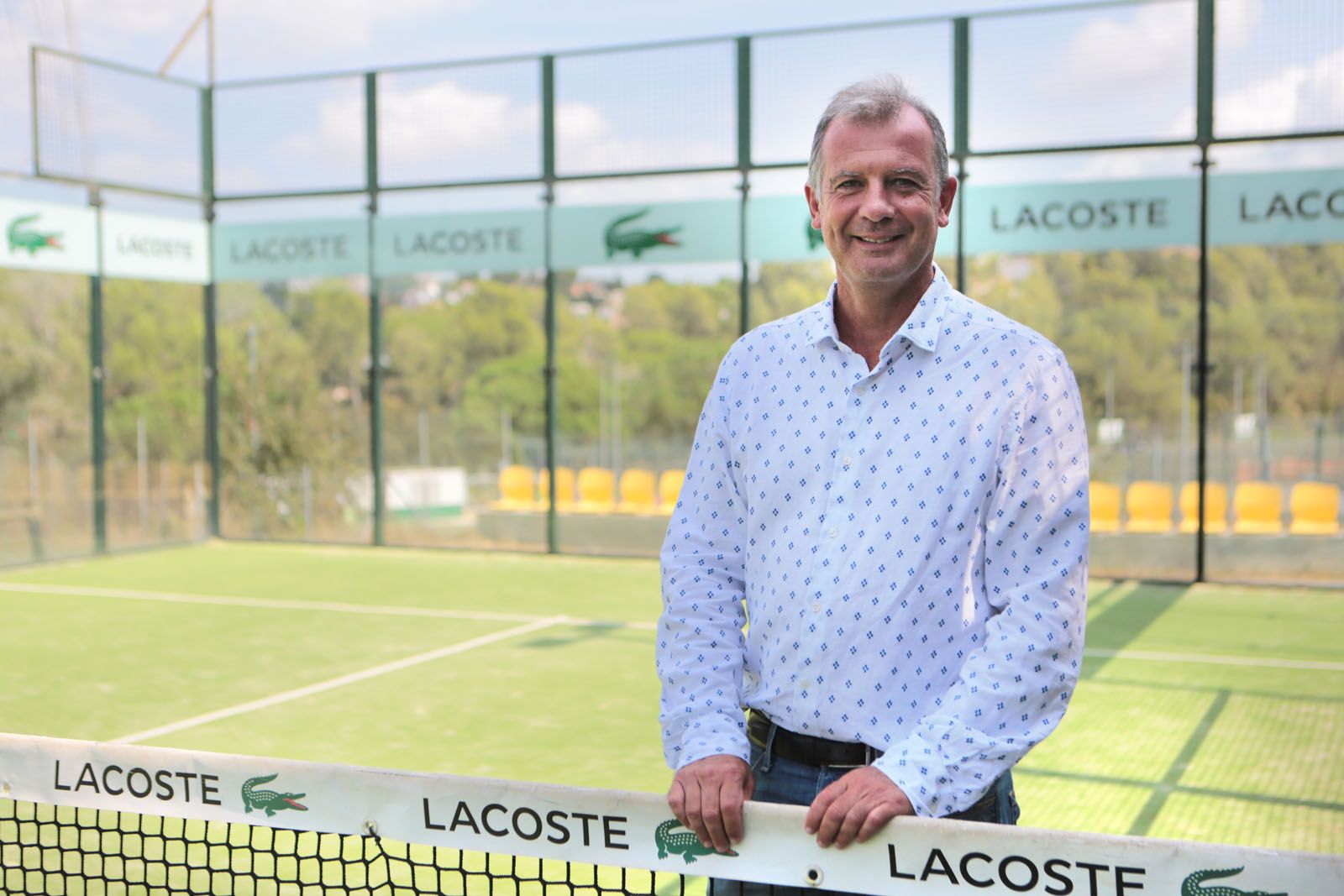 Joan Carles Pradell és el president del Club Esportiu Valldoreix. FOTO: Artur Ribera