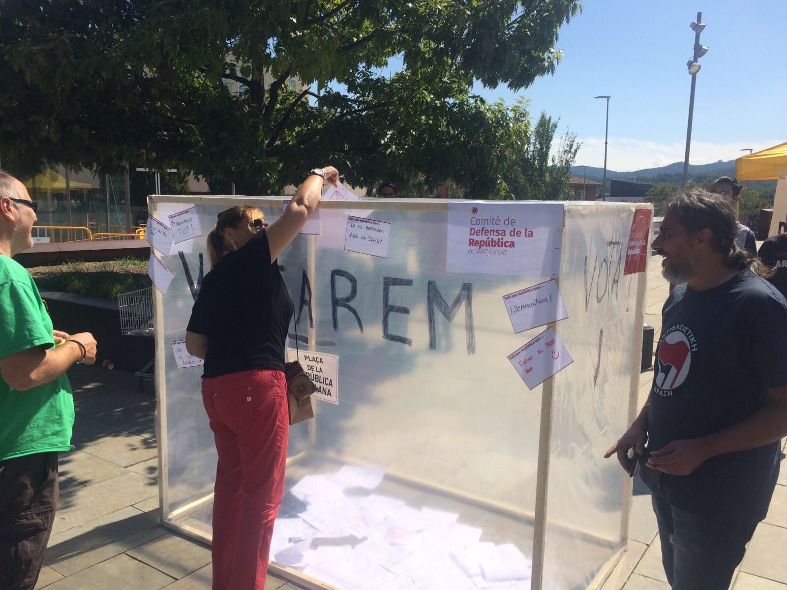 L'urna estarà durant tot aquest dissabte FOTO: Cedida 