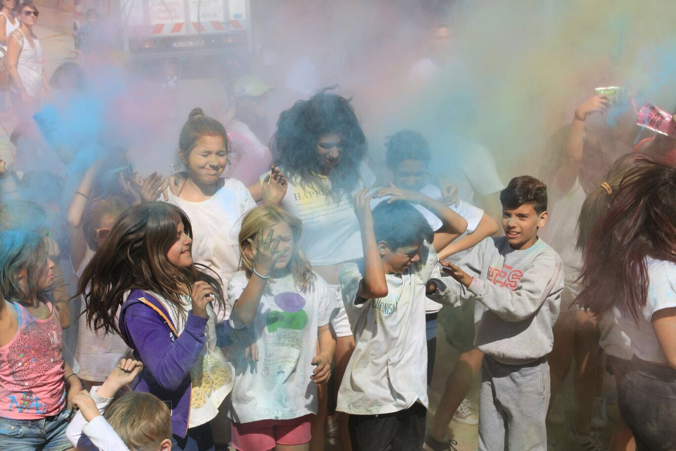El Holi Fest s'ha celebrat aquest diumenge, 17 de setembre FOTO: Lali Àlvarez
