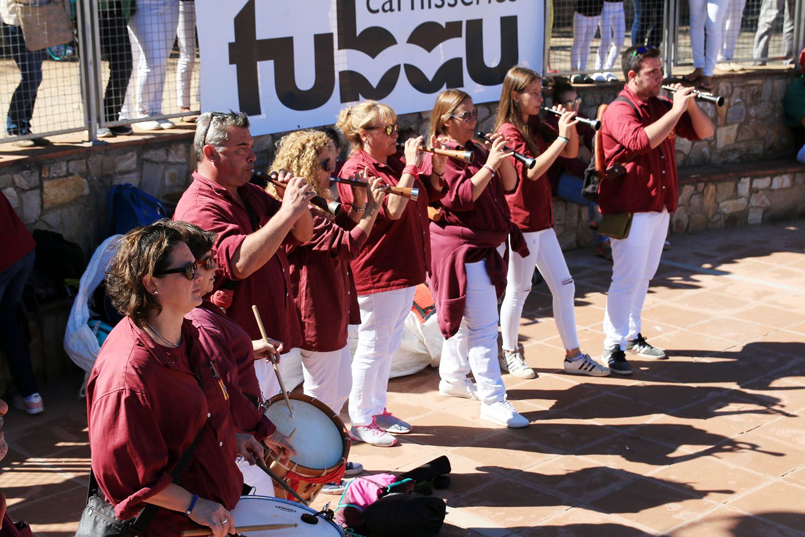 Trobada castellera. Foto: Lali Álvarez