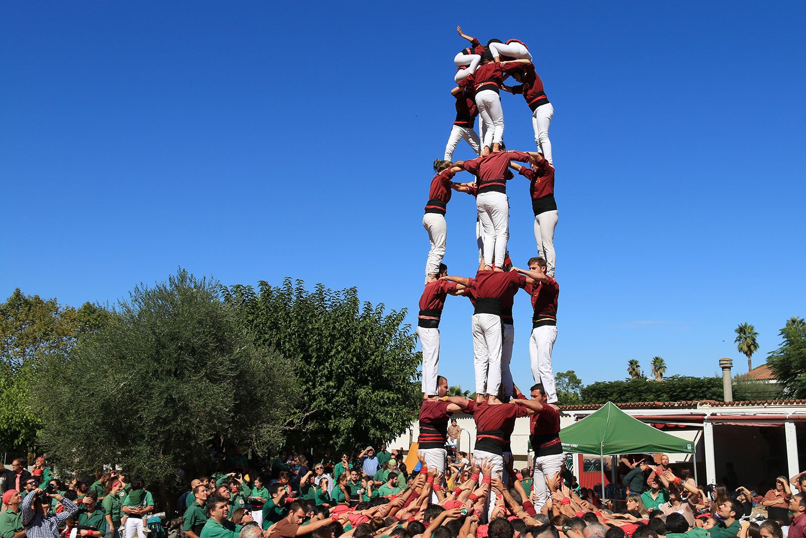 Trobada castellera. Foto: Lali Álvarez