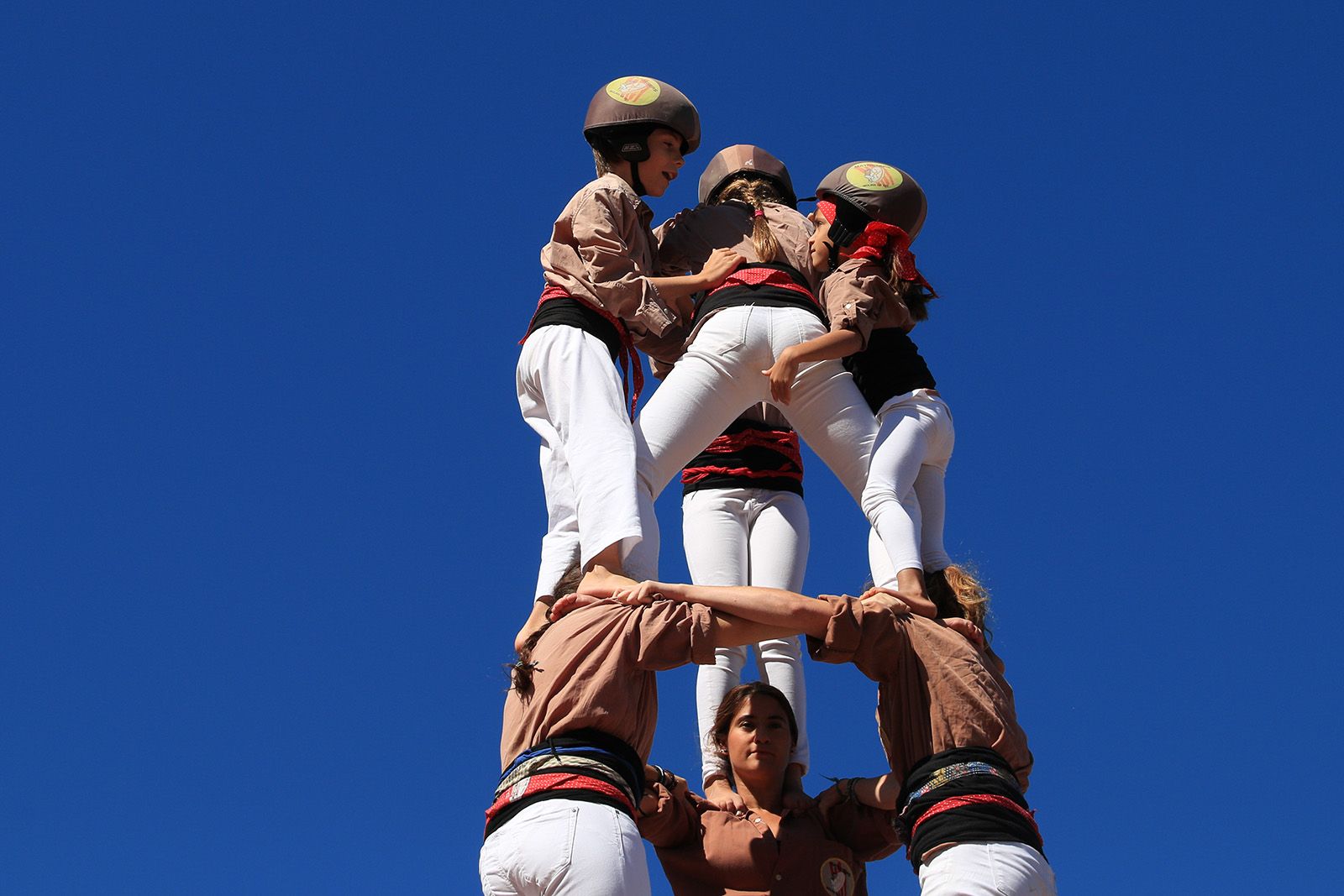 Trobada castellera. Foto: Lali Álvarez