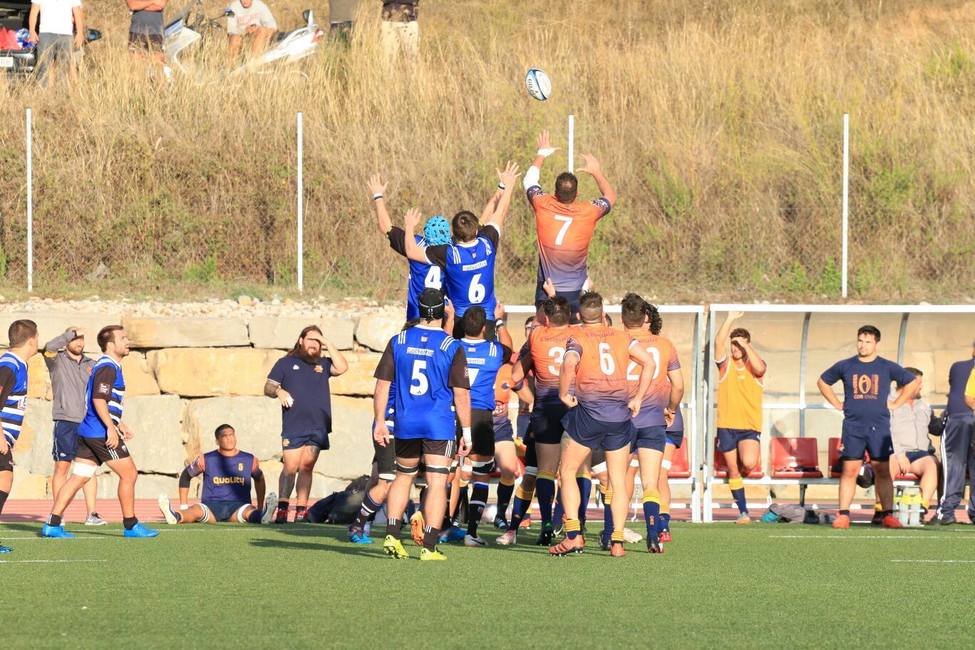 El Club de Rugby Sant Cugat ha iniciat la lliga amb una victòria important. FOTO: Lali Álvarez