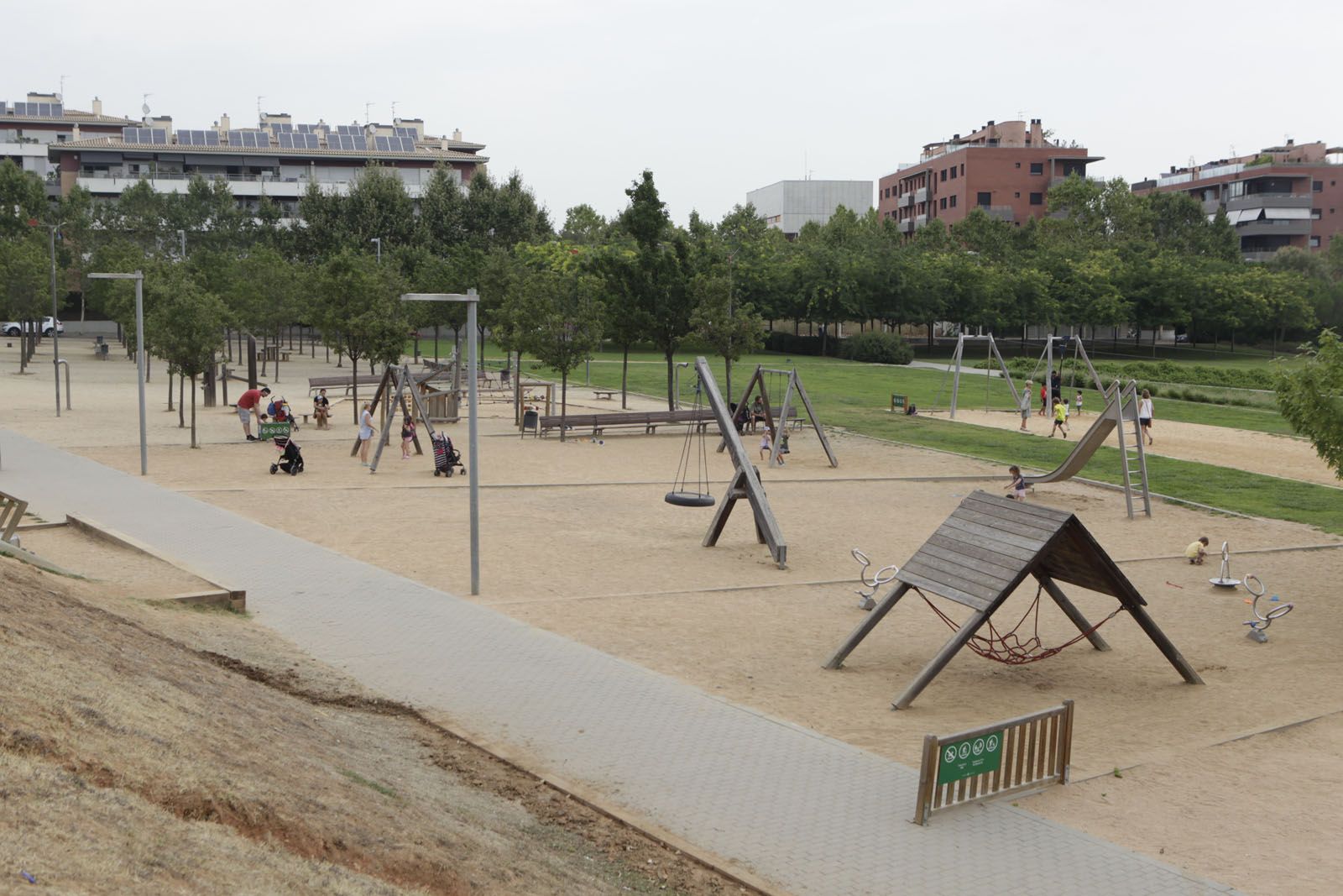 Imatge del parc del Turó de Can Mates FOTO: Artur Ribera 