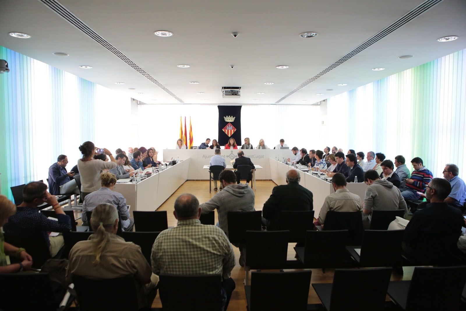 Aquest ha estat el primer ple del curs polític FOTO: Artur Ribera