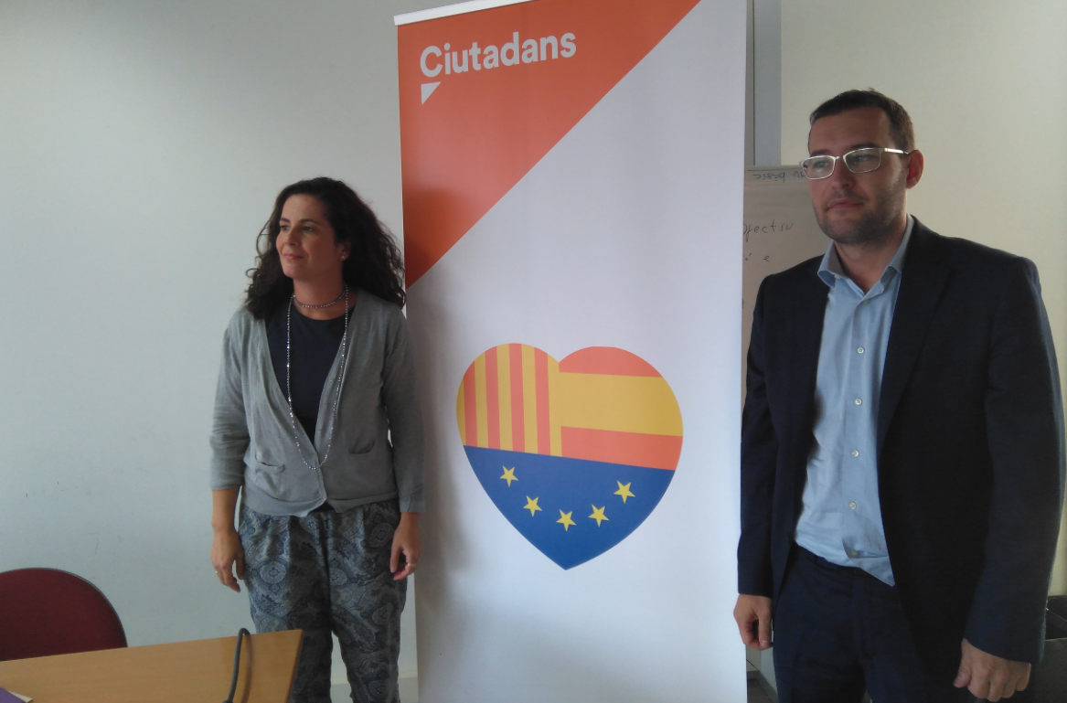 Els regidors de Ciutadans Munia Fernández i Sergio Blázquez