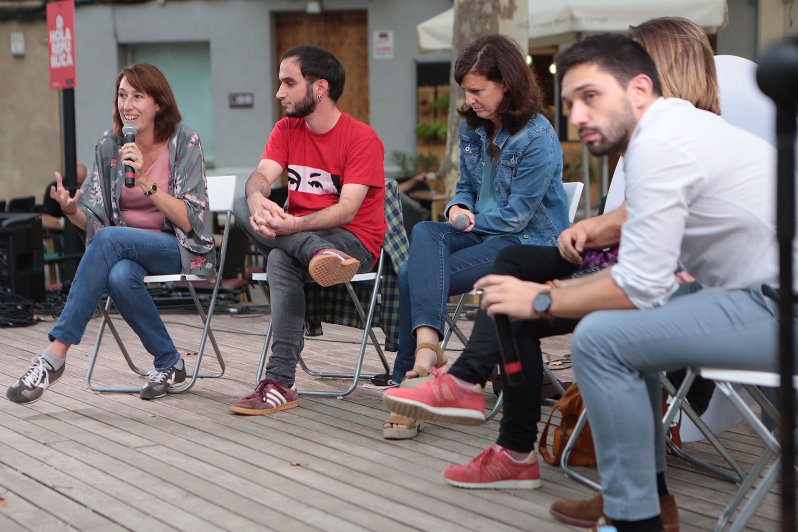  LaÏlla, Bea, Solanellas, Vallverdur i Miquel FOTO: Artur Ribera 