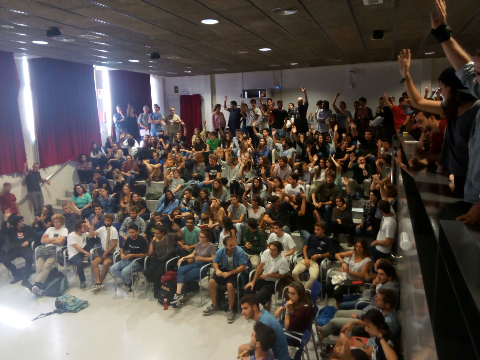 Imatge de l'assemblea d'aquest dilluns, 25 de setembre FOTO: Cedida