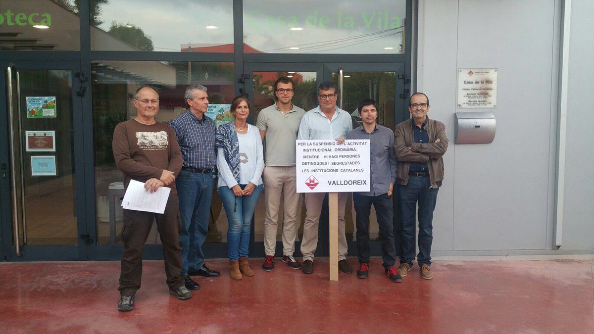 Els vocals de l'EMD que donen suport a l'aturada FOTO: EMD de Valldoreix 