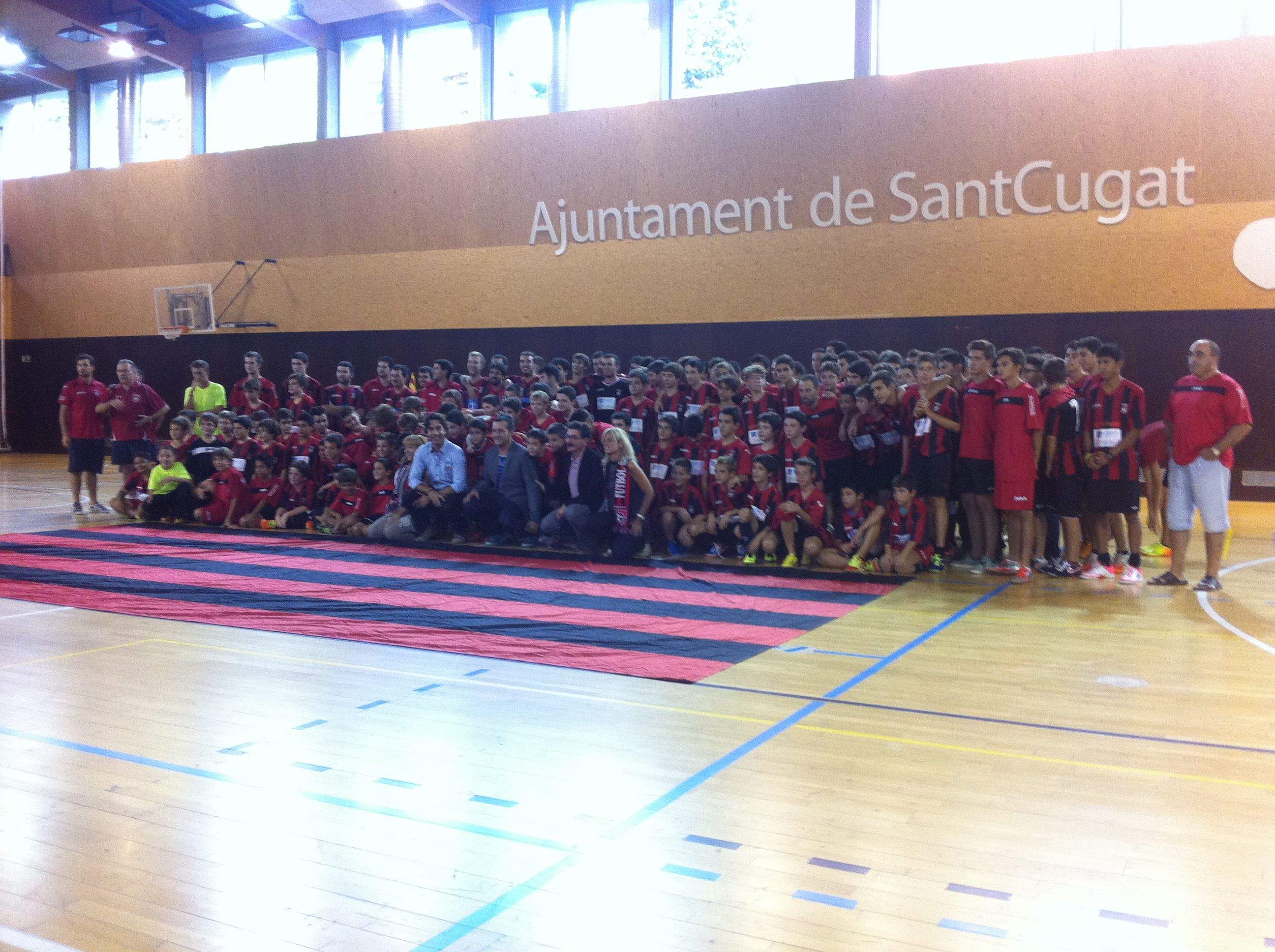Imatge de la presentació del 2013 del FS Sant Cugat, al Pavelló 3. FOTO: Àlex López Puig