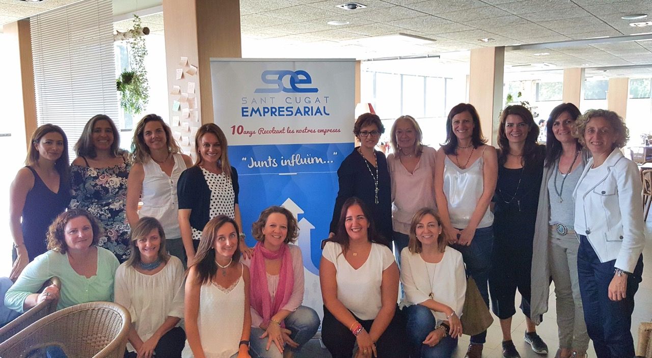 Les 20 sòcies participants van comptar amb la dinamització de coaching de la consultora Isabel Custodio FOTO: Cedida