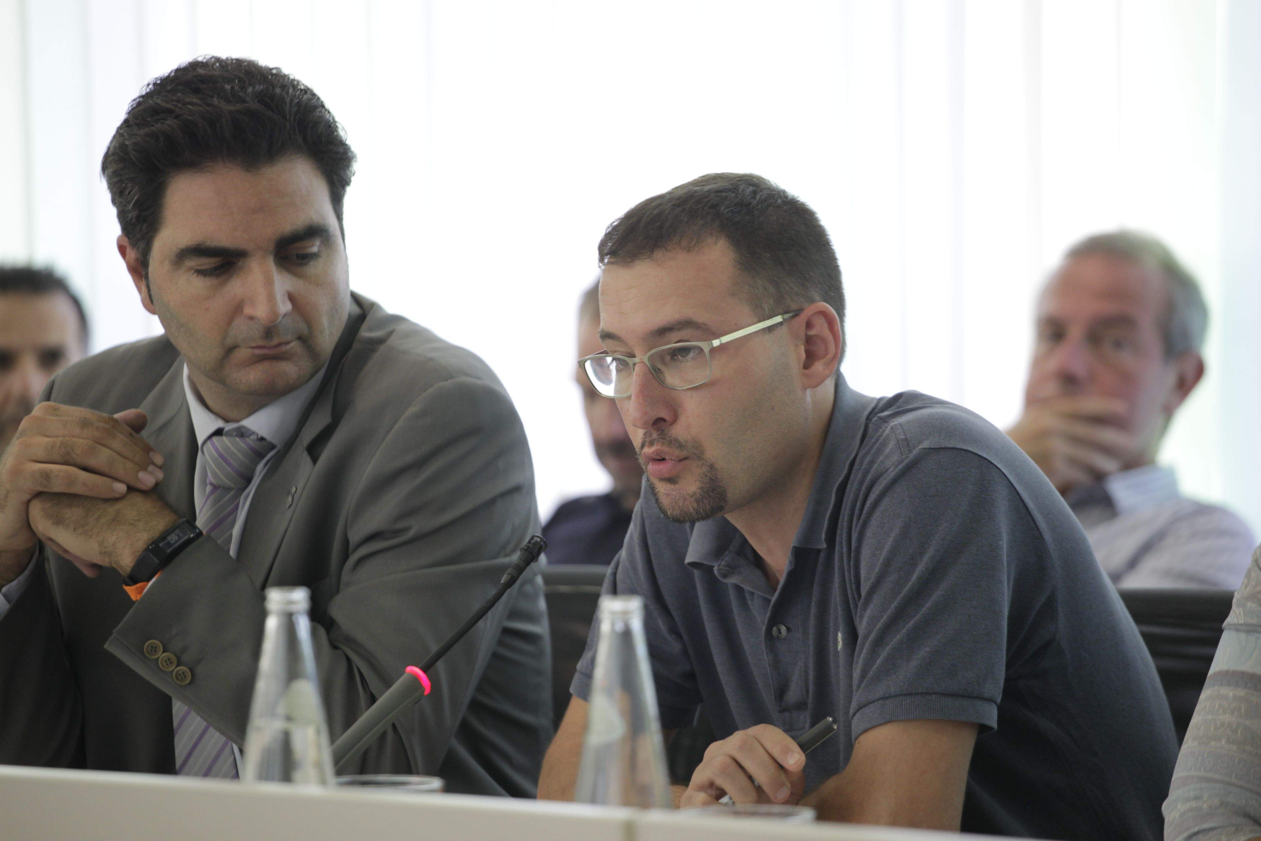 Sergio Blázquez en un ple municipal. FOTO: Artur Ribera