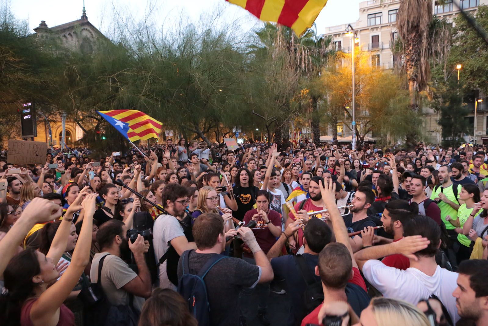 Mobilització pel 3 d'octubre a Barcelona FOTO: Artur Ribera