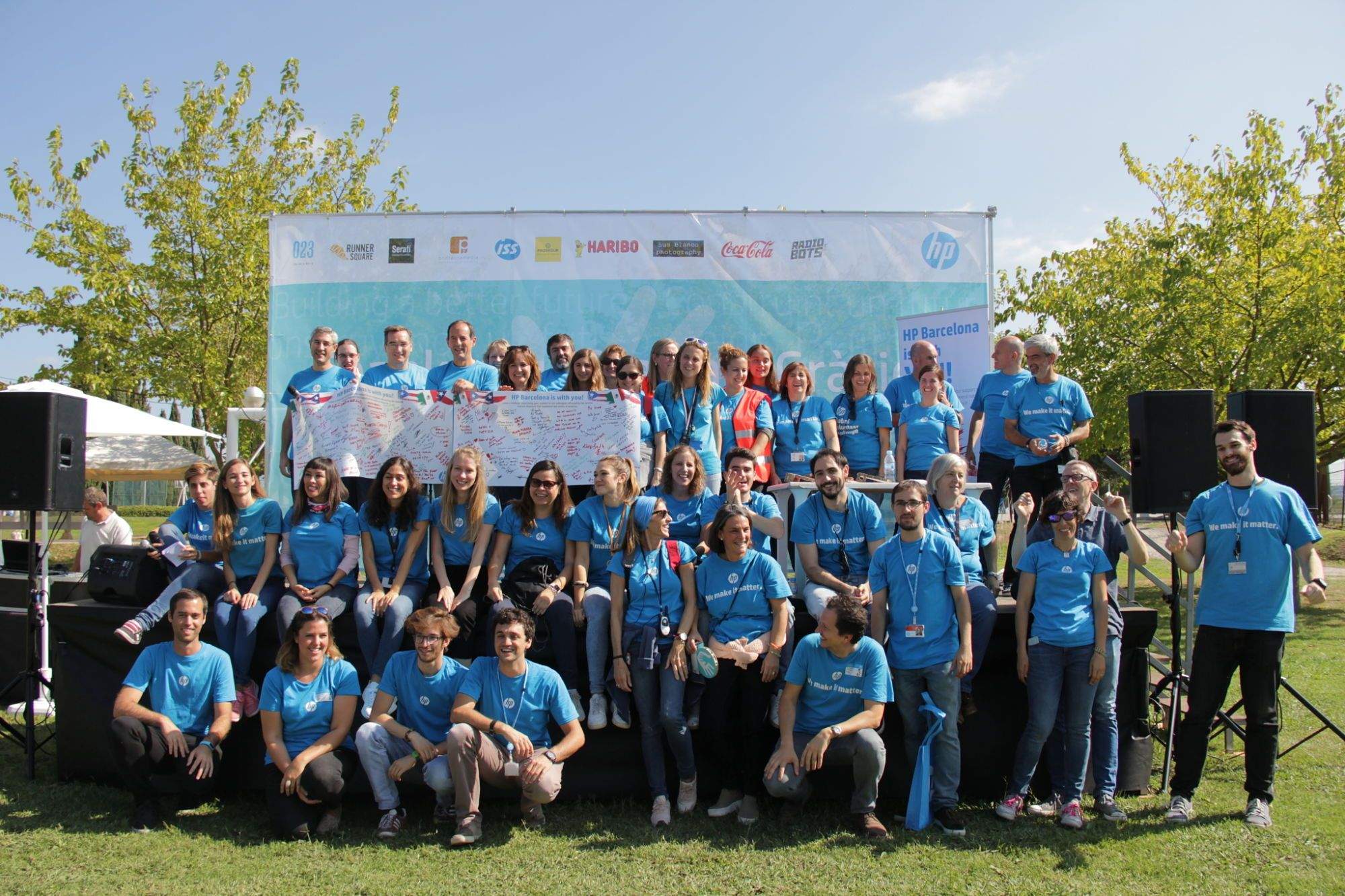 Els voluntaris de la jornada FOTO: Cedida 