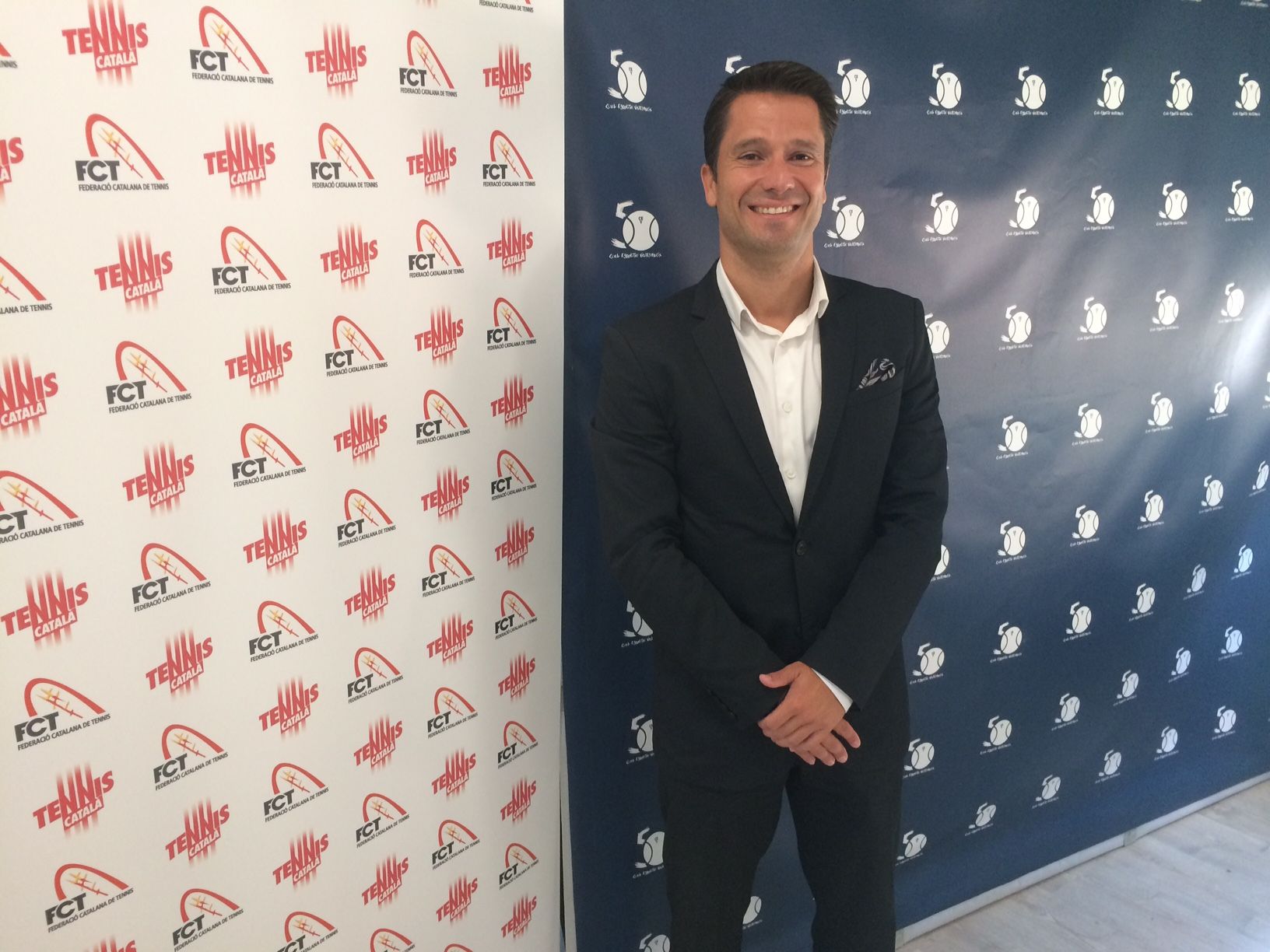 Jordi Tamayo de Winne és president de la Federació Catalana de Tennis. FOTO: Àlex López Puig