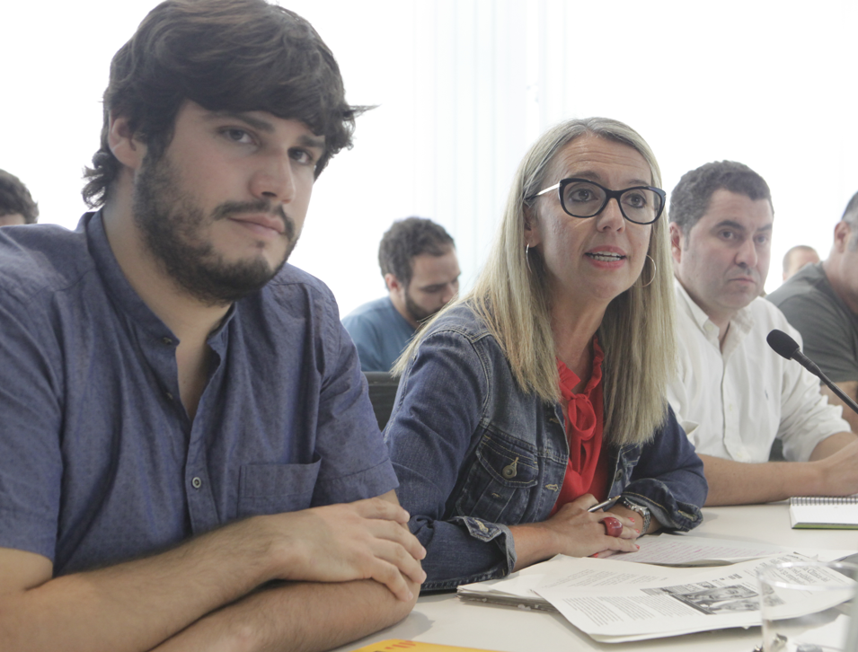 Els tres regidors d'ERC-MES a l'Ajuntament de Sant Cugat FOTO: Artur Ribera
