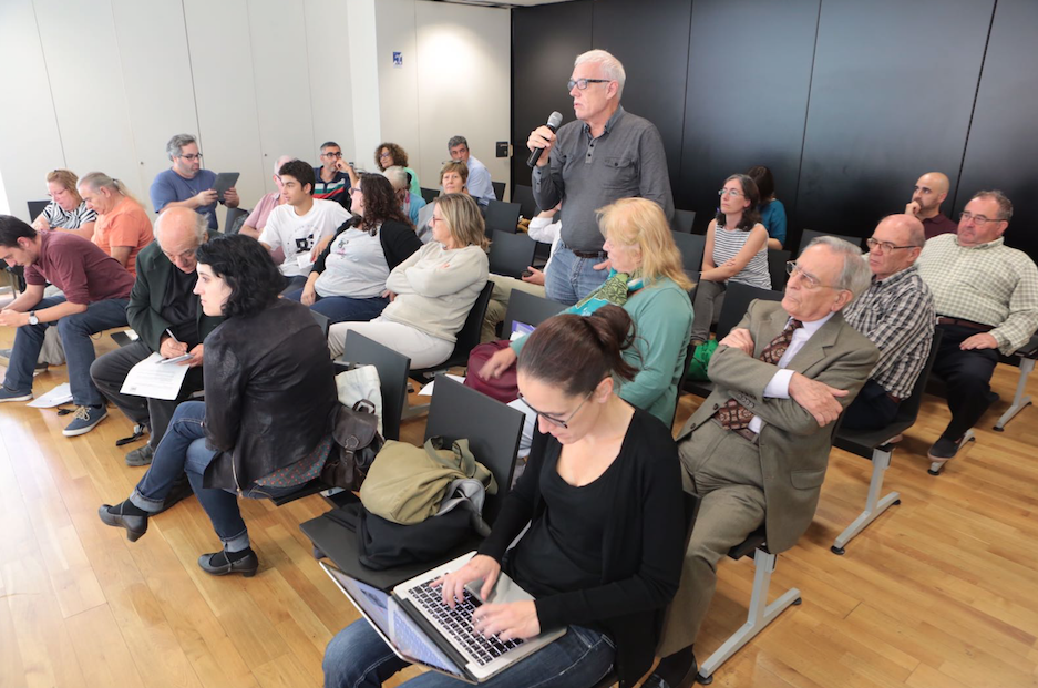 La participació ciutadana ha comptat amb 6 intervencions  FOTO: Artur Ribera