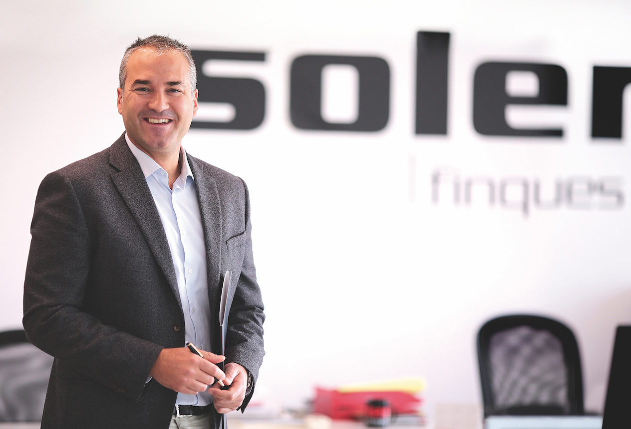 Xavier Soler, responsable de Soler Finques FOTO: Artur Ribera