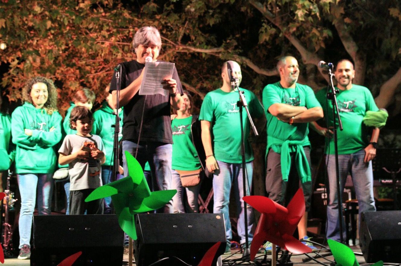 L'AMPA de l'Escola Collserola ha estat la pregonera de la Festa Major del Barri del Monestir-Sant Francesc. FOTO: Lali Álvarez