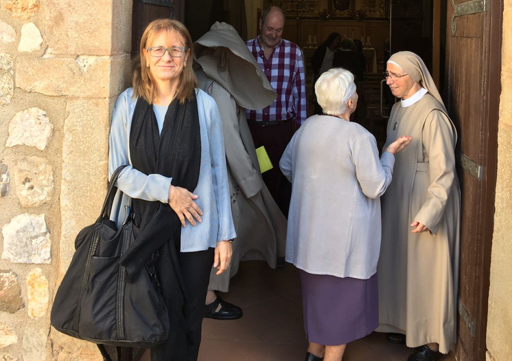 Susanna Casta durant la Festa Major de Valldoreix FOTO: Twitter Cs