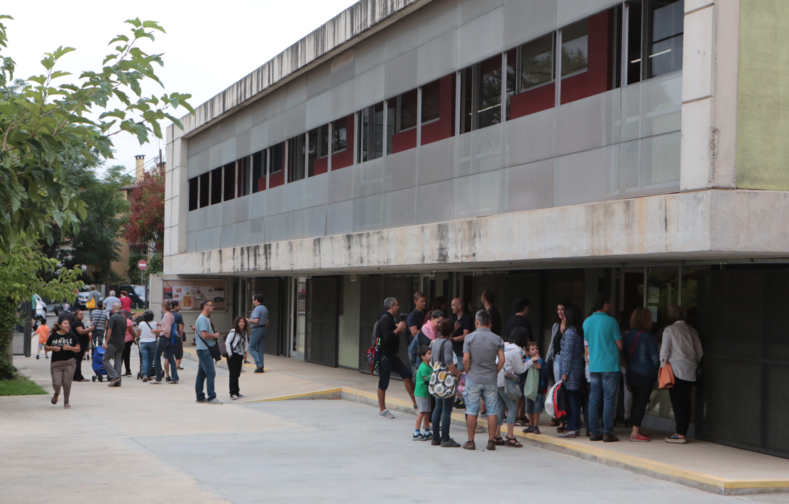 Inici de curs en una escola de Sant Cugat FOTO: Artur Ribera
