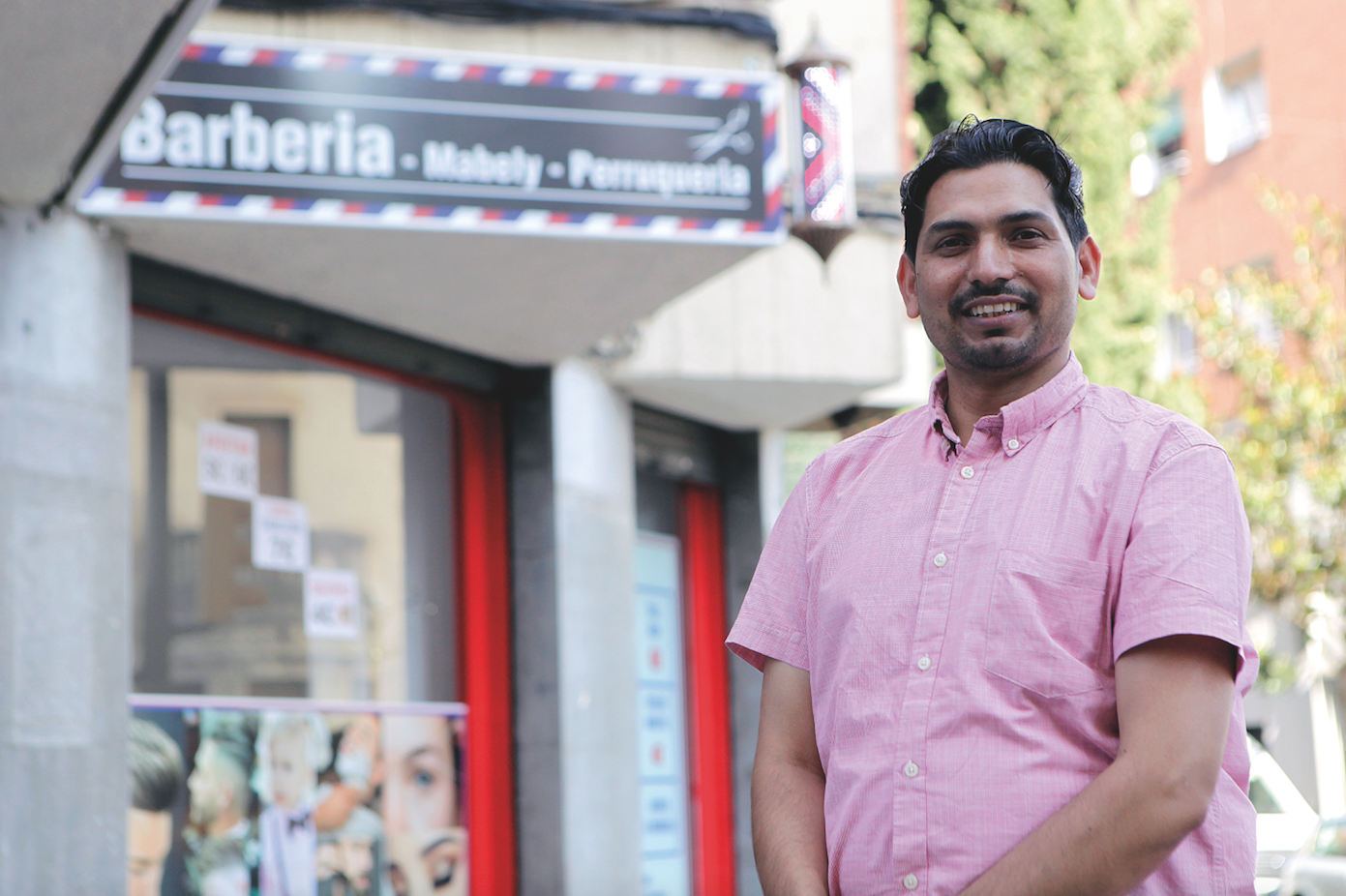 Barberia Mabely es pot trobar oberta des de les 9 h del matí fins a les 21 h del vespre FOTO: A. Ribera