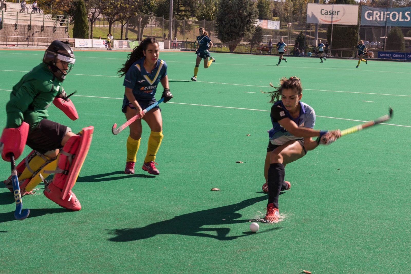Hoquei sobre herba femení:  Junior FC vs Club de Campo al Junior FC. FOTO: Oscar Bayona 