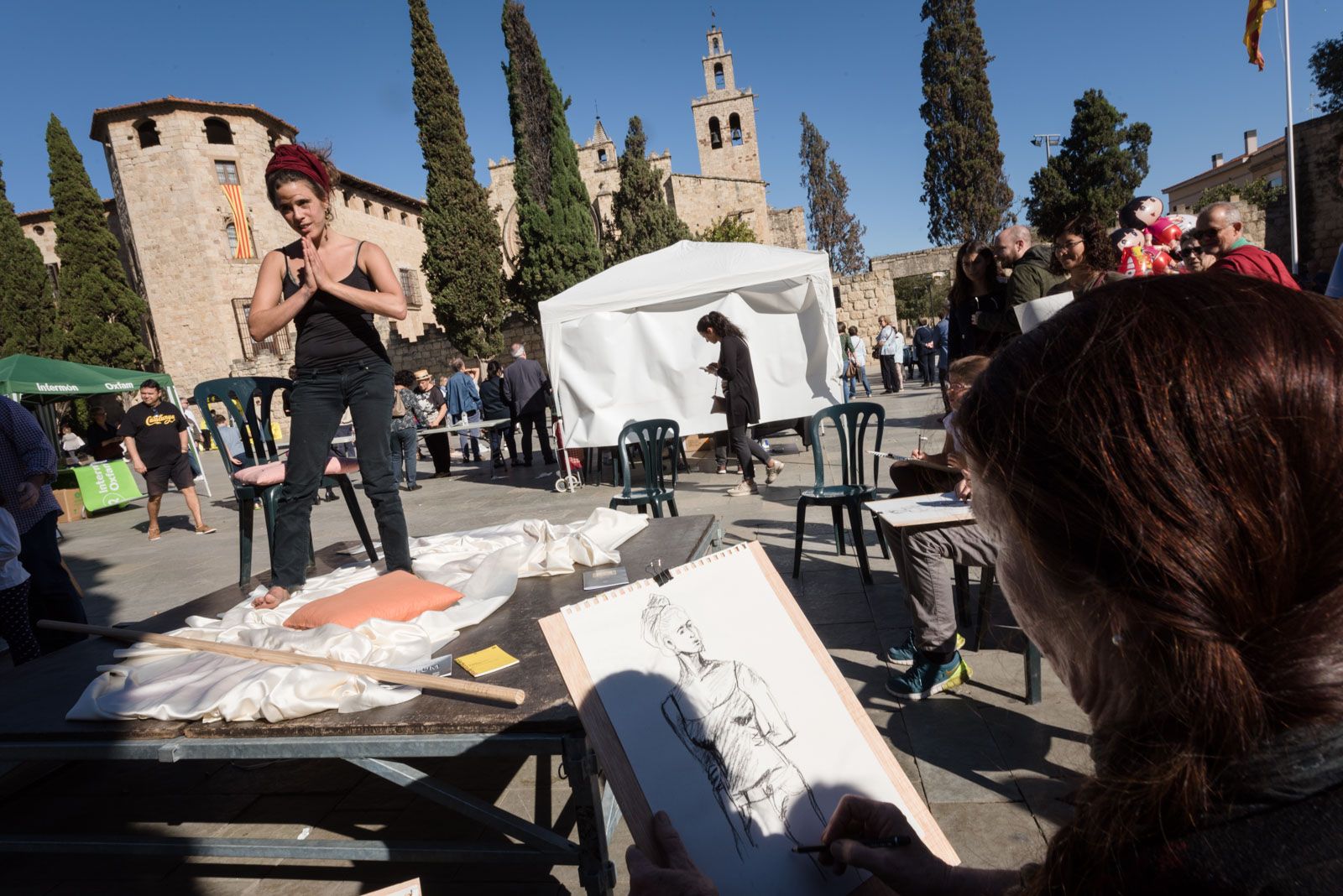 Fira d’entitats a la Plaça d’Octavià. FOTO: Oscar Bayona 