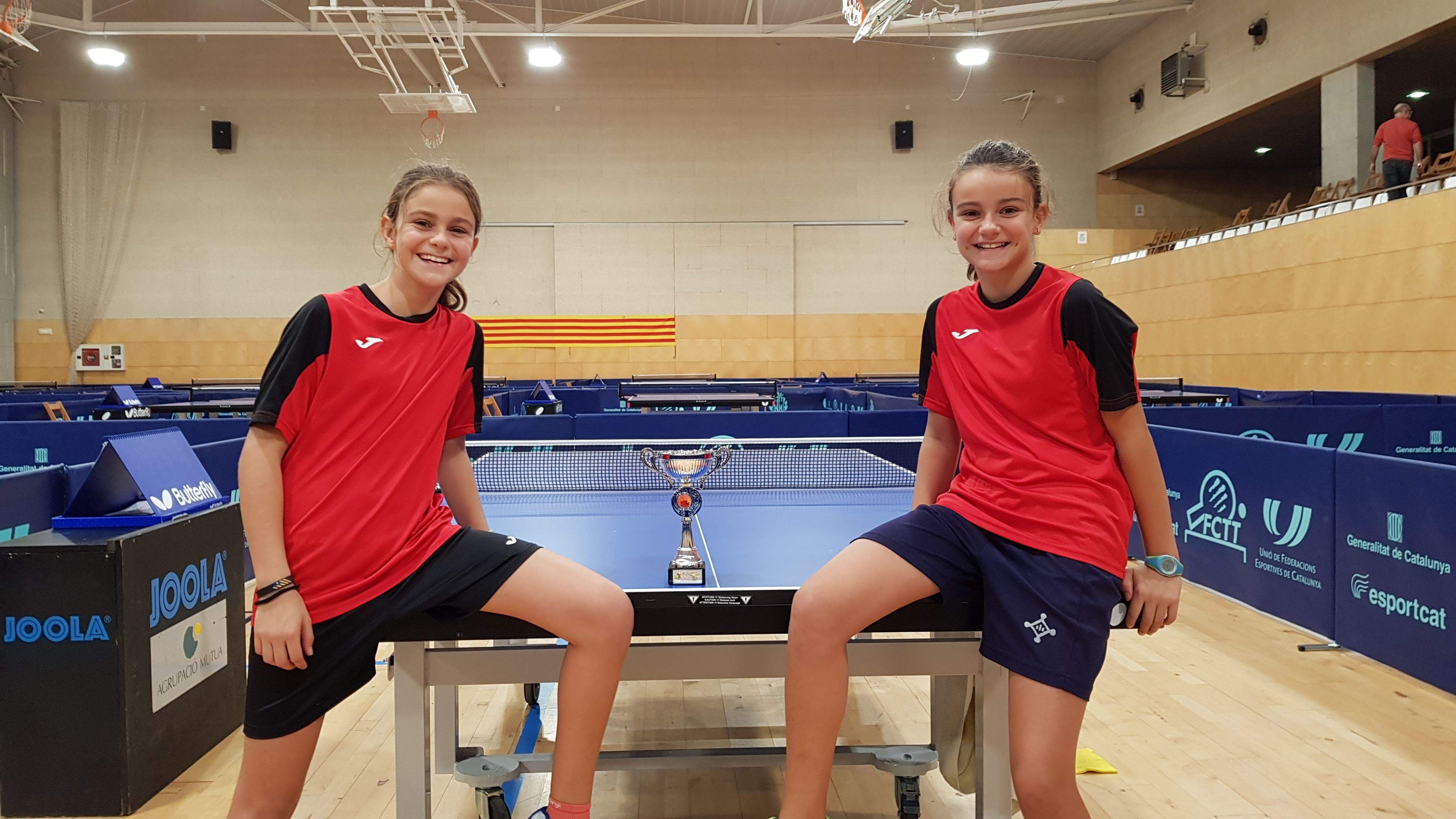 Mariona i Laia Munné al Torneig Zonal. FOTO: UESC