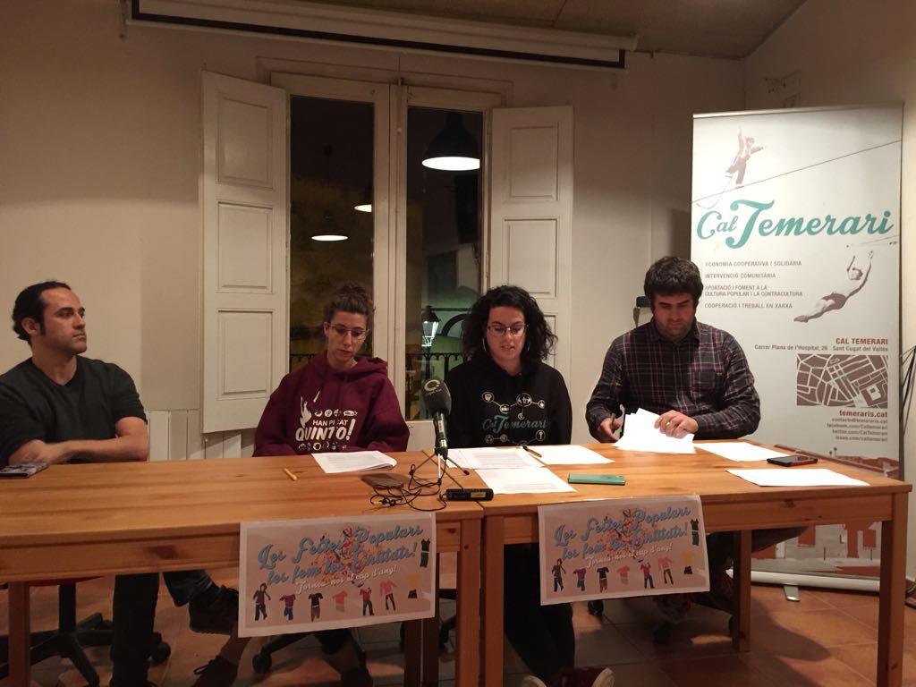 Membres de Cal Temerari, comissió Quinto i Cap d’any FOTO: C.C.