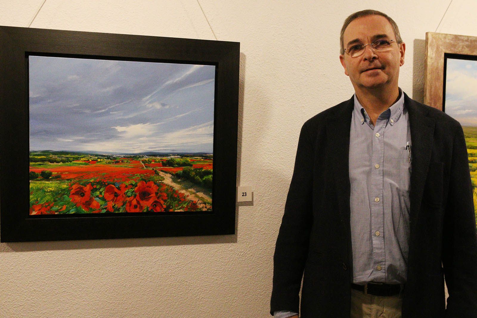 Inauguració  de l'exposició de Toni Cassany a la Sala Rusinyol. Foto: Lali Álvarez