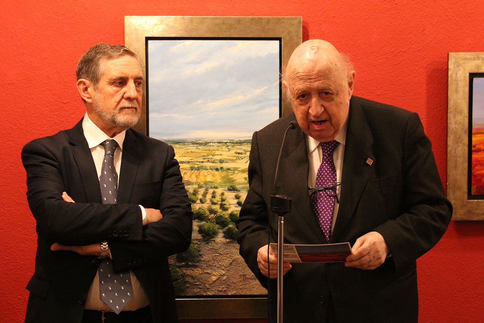 Inauguració  de l'exposició de Toni Cassany a la Sala Rusinyol. Foto: Lali Álvarez