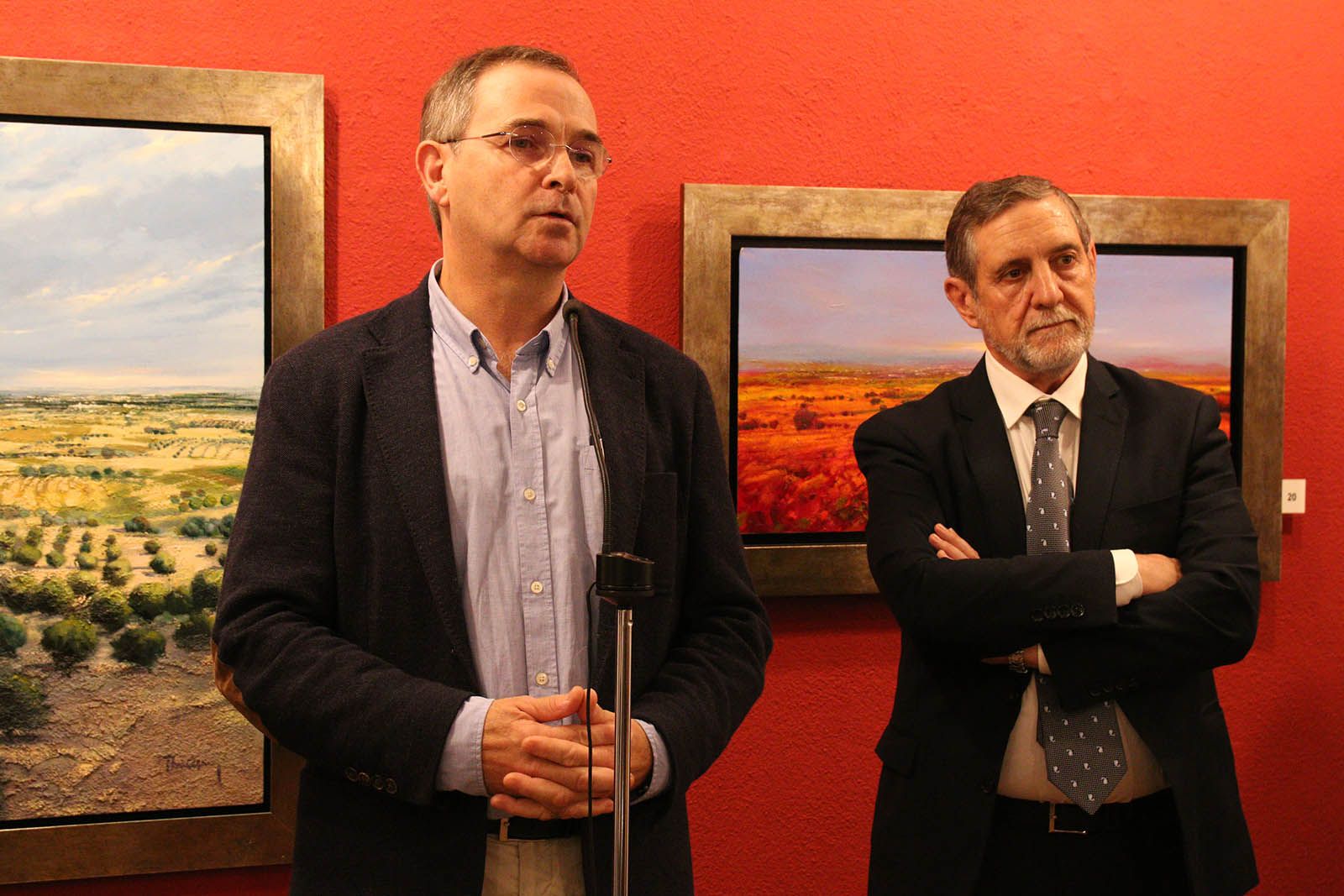 Inauguració  de l'exposició de Toni Cassany a la Sala Rusinyol. Foto: Lali Álvarez