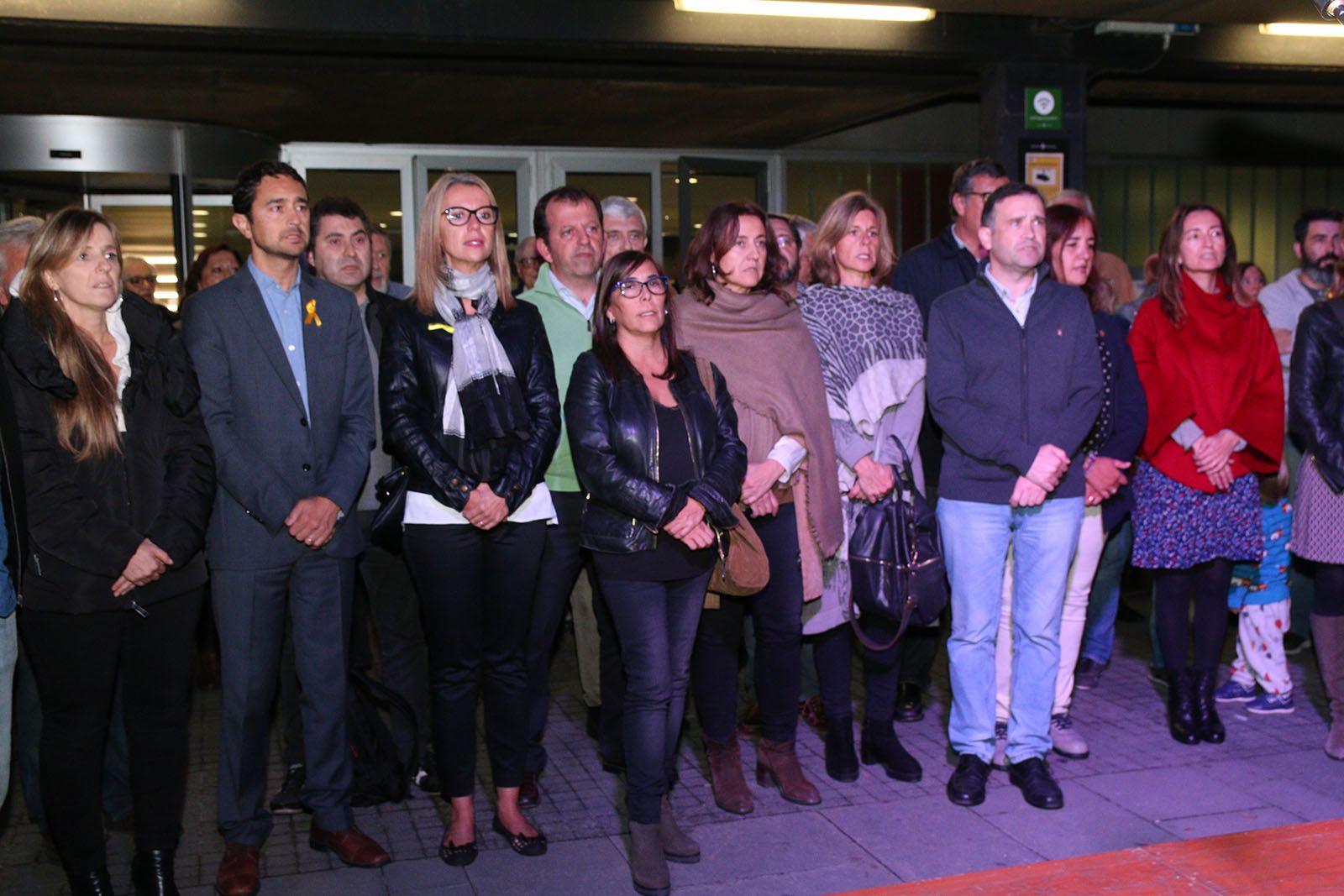 Concentració de suport al Govern de Catalunya. Foto: Lali Álvarez