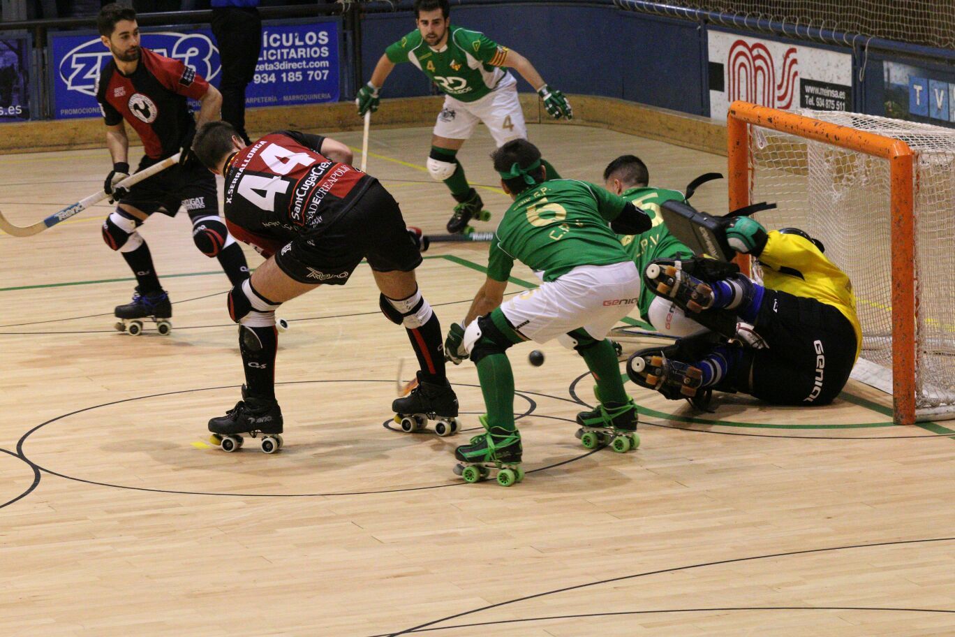 El Patí Hoquei Club Sant Cugat ha guanyat (3-1) el CP Vilanova. FOTO: Lali Álvarez