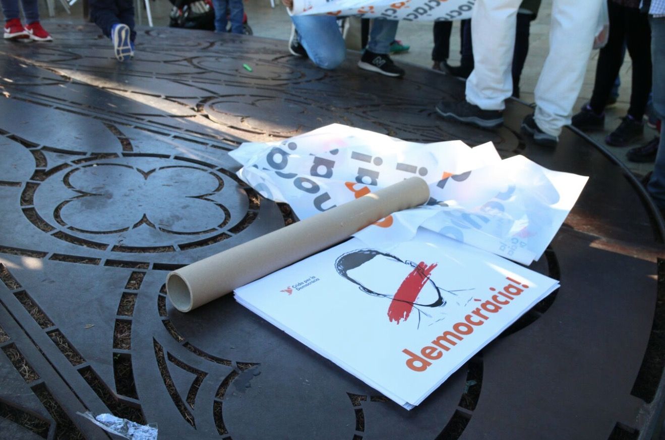 L'encartellada s'ha fet el matí del 5 de novembre. FOTOS: Lali Álvarez