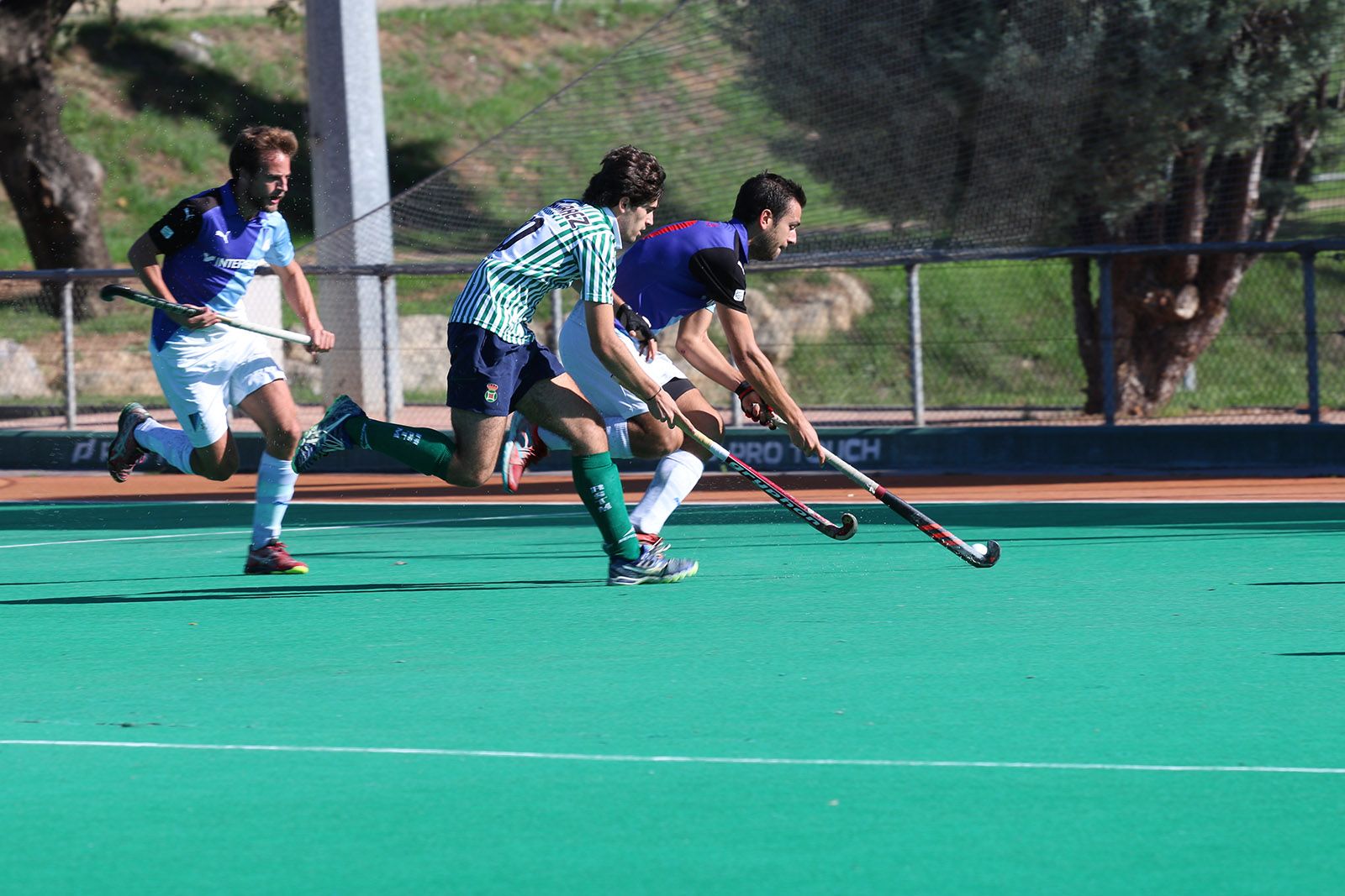 Partit de lliga d'hoquei herba: Junior FC- RS Tenis. Foto: Lali Álvarez