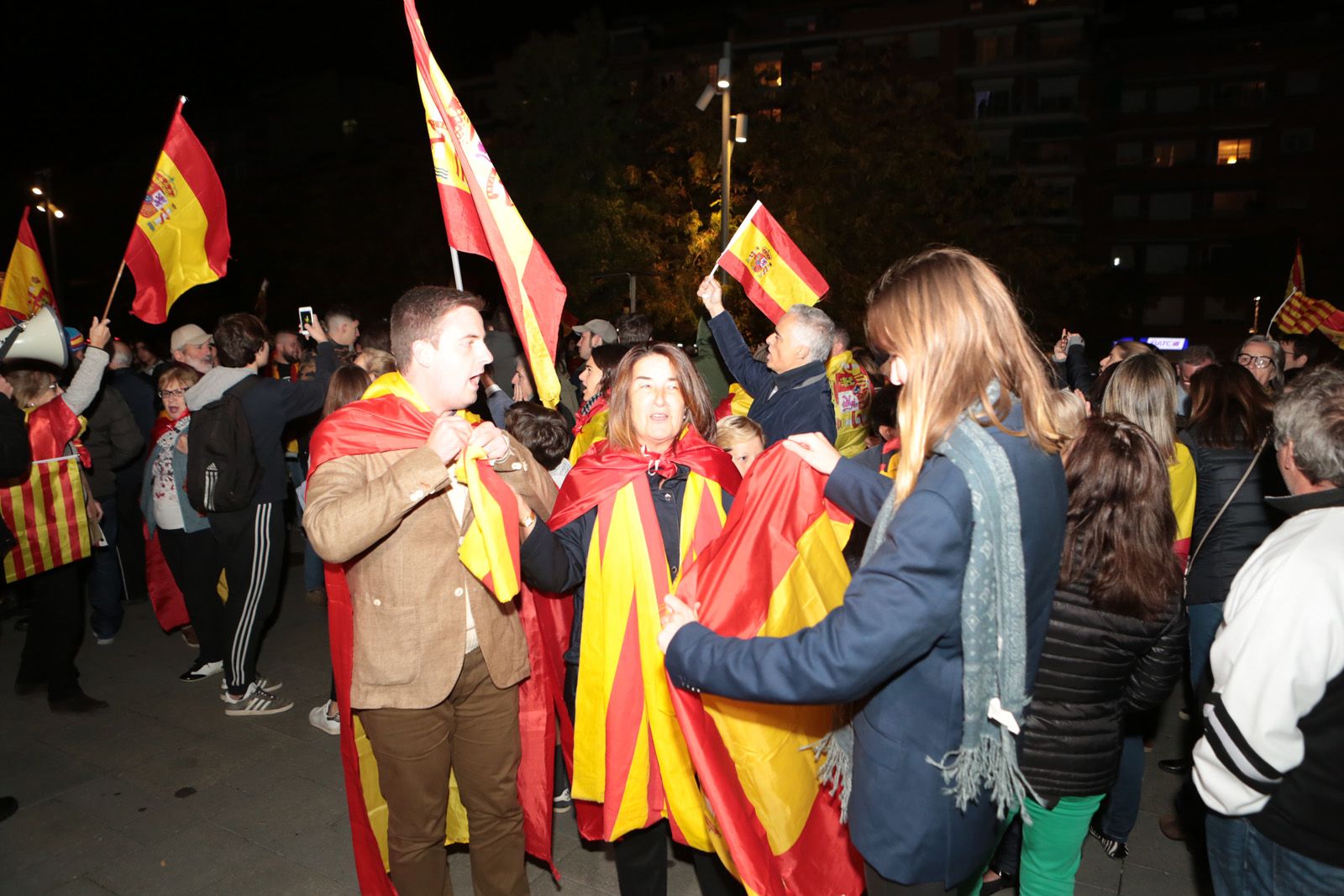 Manifestació espanyolista a Sant Cugat FOTOS: Redacció TOT Sant Cugat