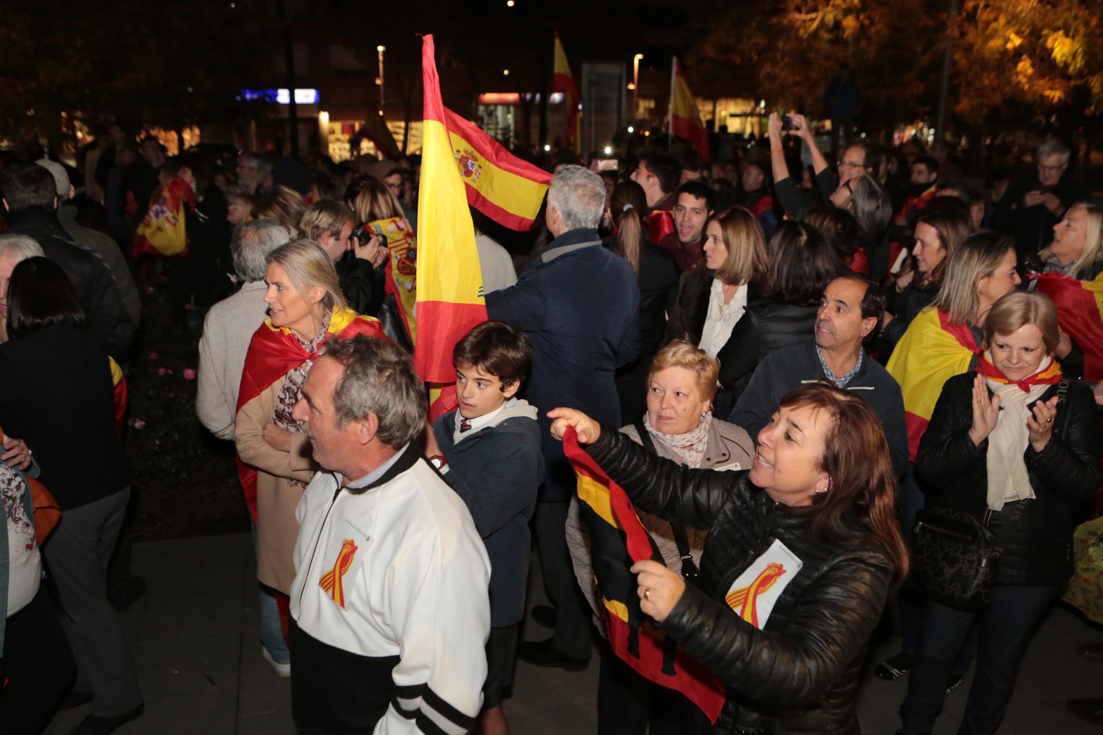 Manifestació espanyolista a Sant Cugat FOTOS: Redacció TOT Sant Cugat