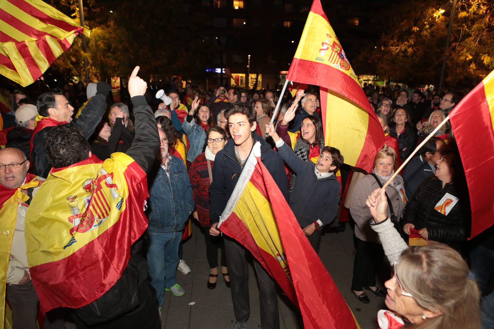 Manifestació espanyolista a Sant Cugat FOTOS: Redacció TOT Sant Cugat