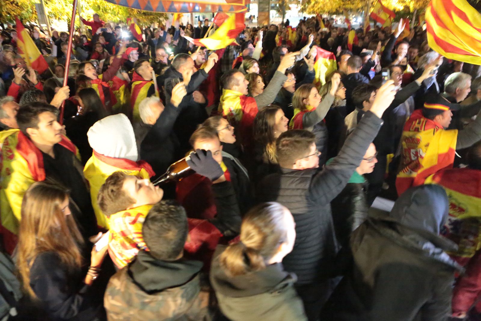 Manifestació espanyolista a Sant Cugat FOTOS: Redacció TOT Sant Cugat