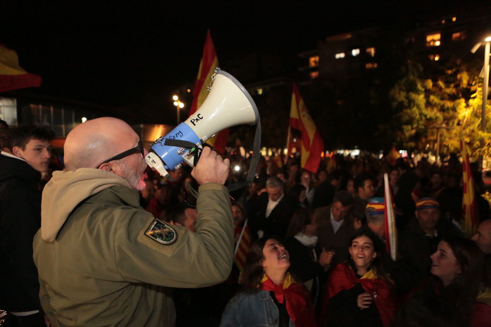 Manifestació espanyolista a Sant Cugat FOTOS: Redacció TOT Sant Cugat