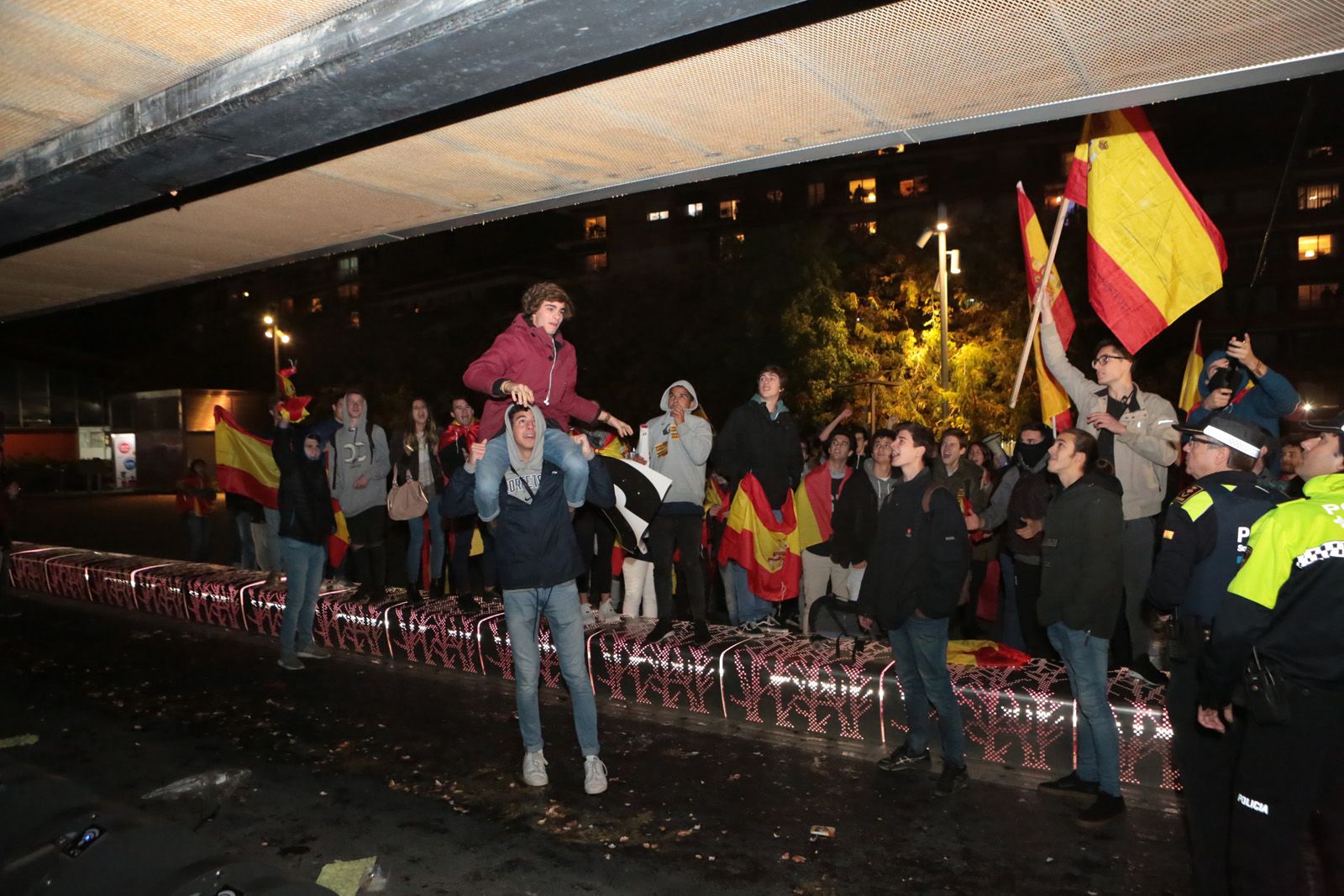 Manifestació espanyolista a Sant Cugat FOTOS: Redacció TOT Sant Cugat