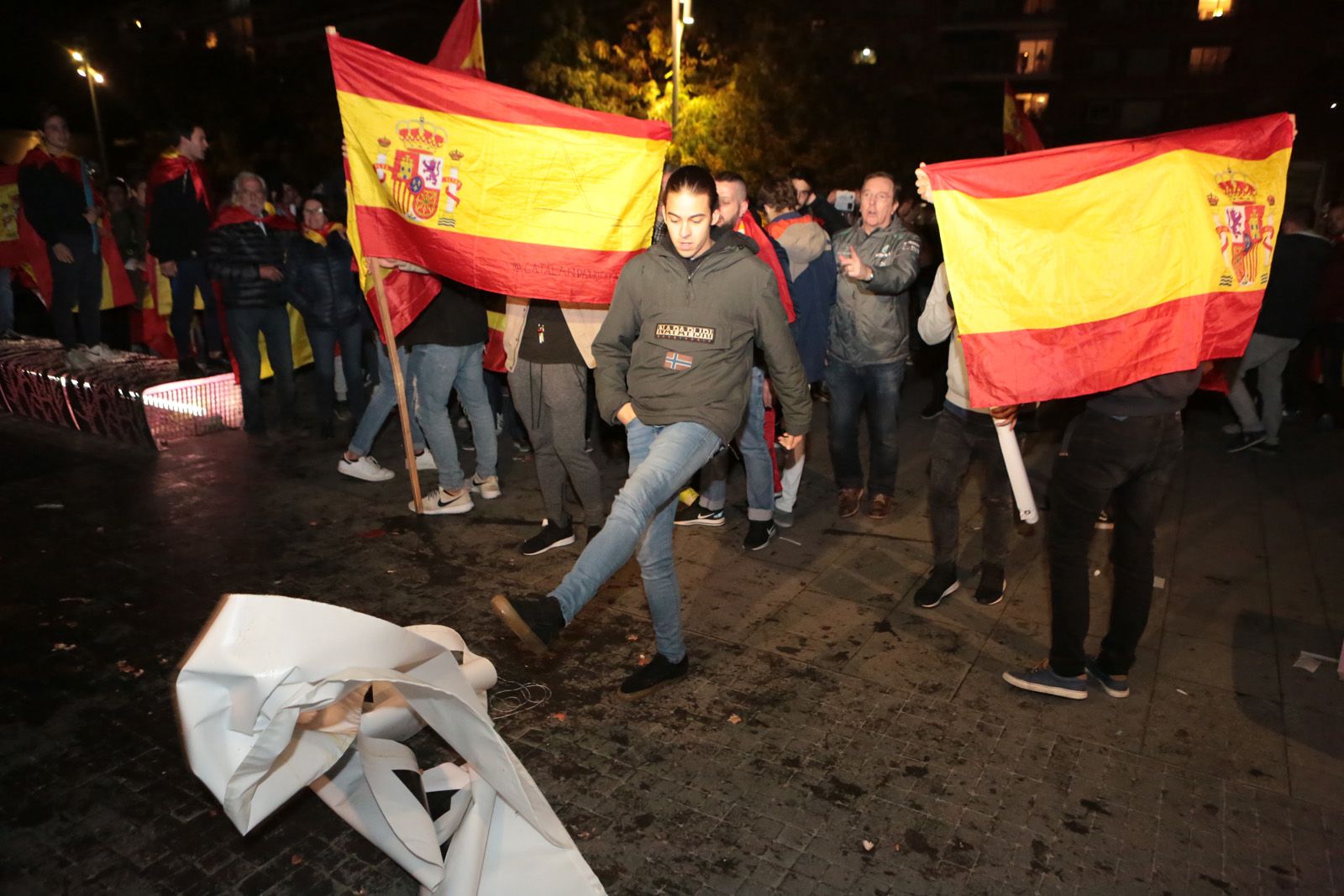 Manifestació espanyolista a Sant Cugat FOTOS: Redacció TOT Sant Cugat