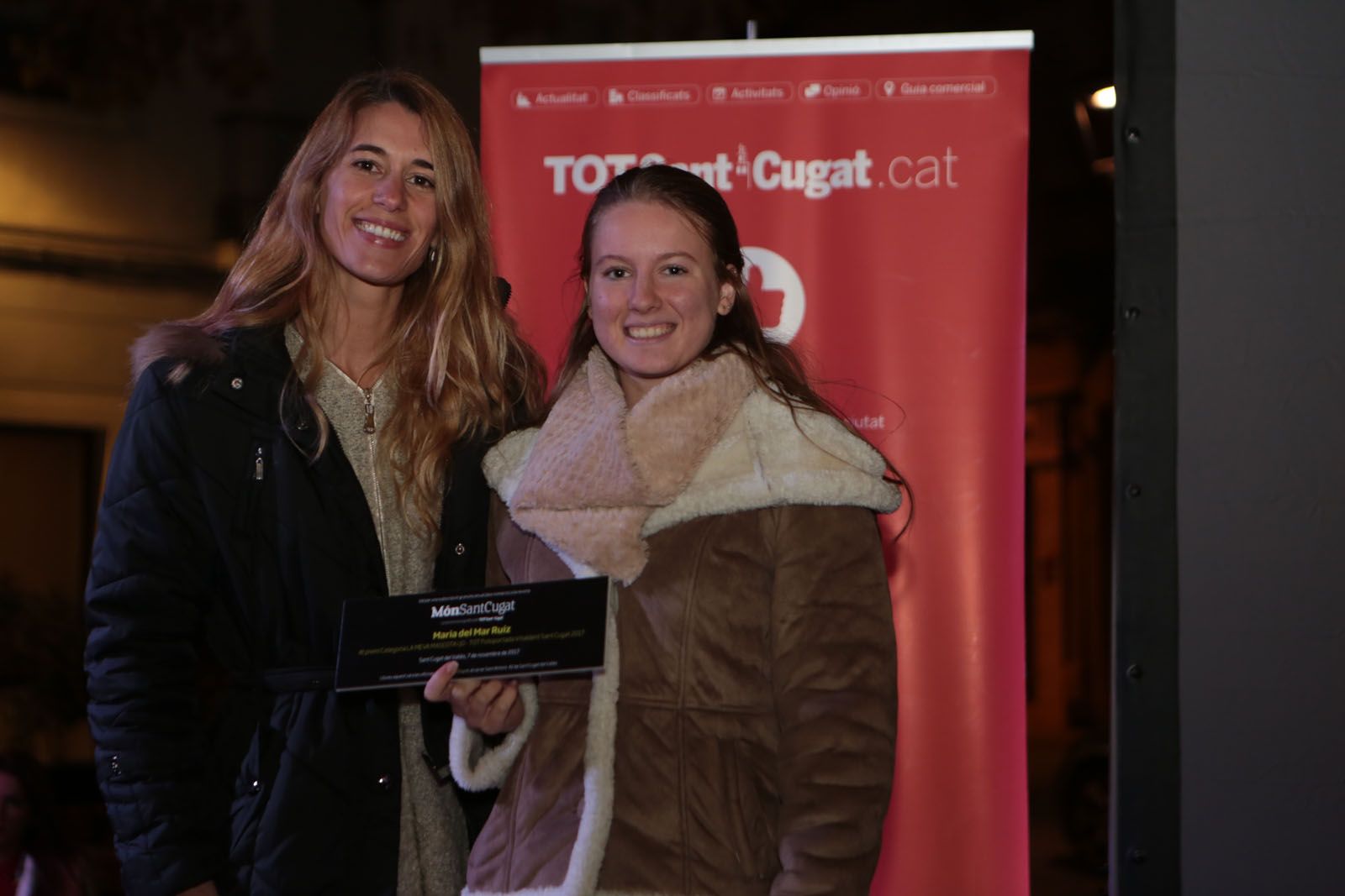 El quart premi de la Categoria La meva mascota i jo és per la foto feta per Maria del Mar Ruiz